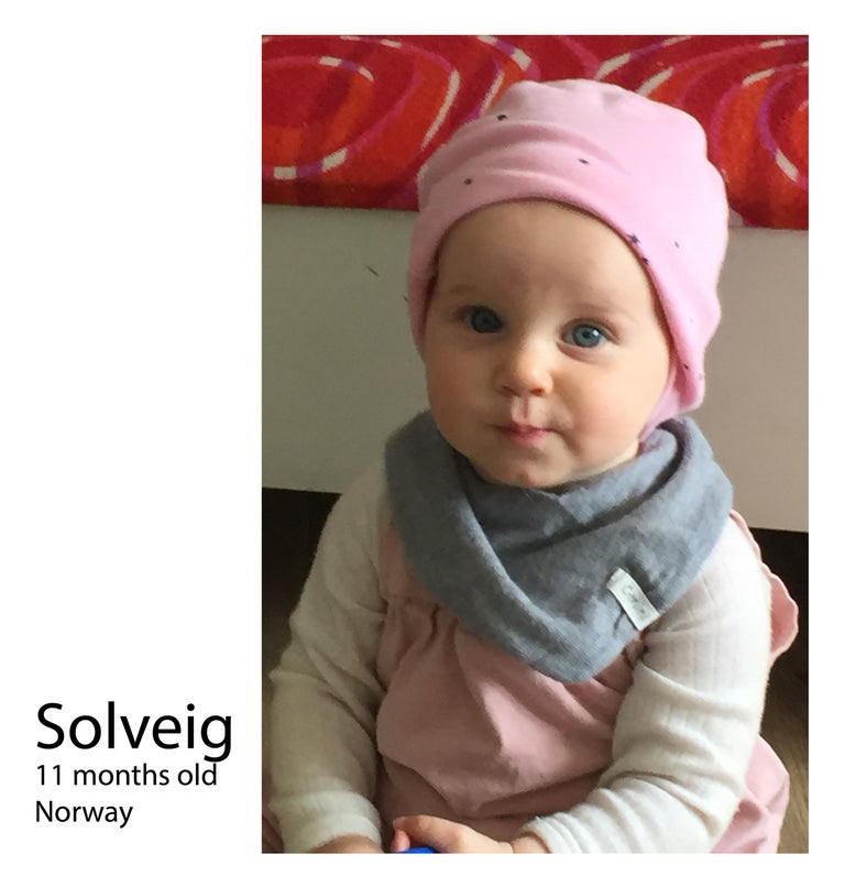 Scattered Stars 100% cotton baby cap