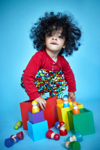 Load image into Gallery viewer, Rainbow People Wooden Doll Set