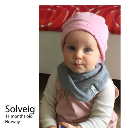 Scattered Stars 100% cotton baby cap