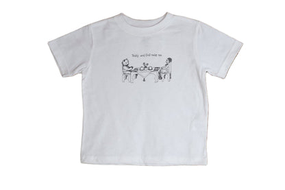 Teddy and Doll Official Tee White