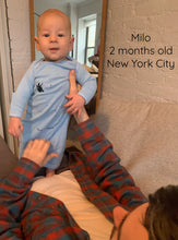 Load image into Gallery viewer, Scattered Stars newborn gown
