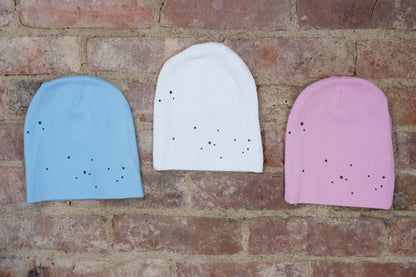 Scattered Stars 100% cotton baby cap